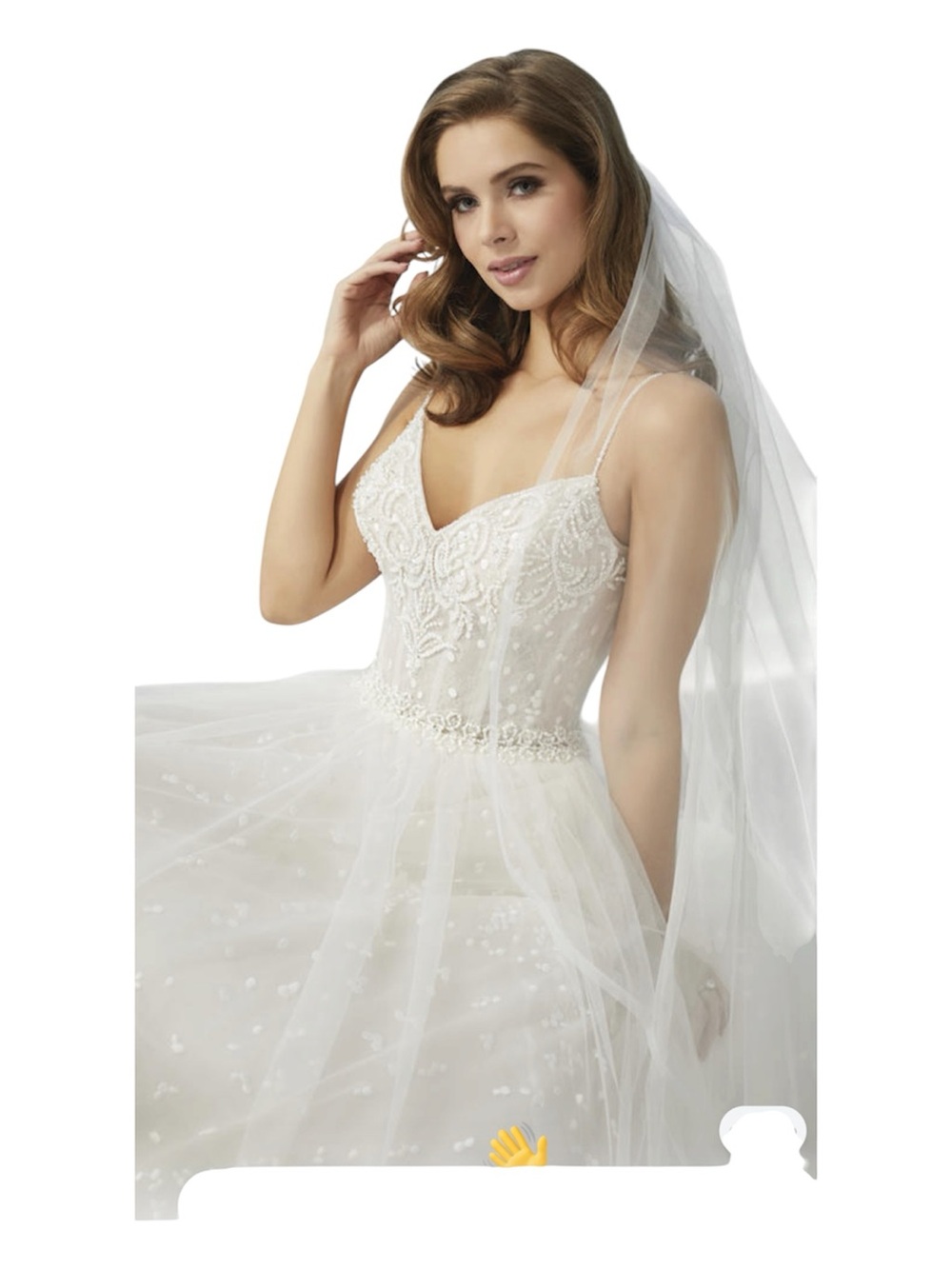 Christina Wu White Lace Wedding Dress - Picture 3 of 6